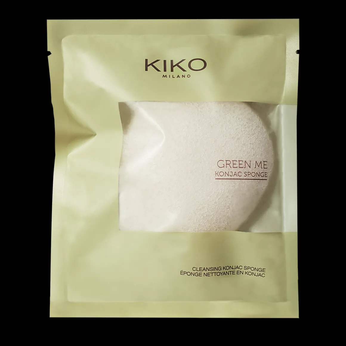 KIKO Milano green me konjac sponge^ Eponges Démaquillantes