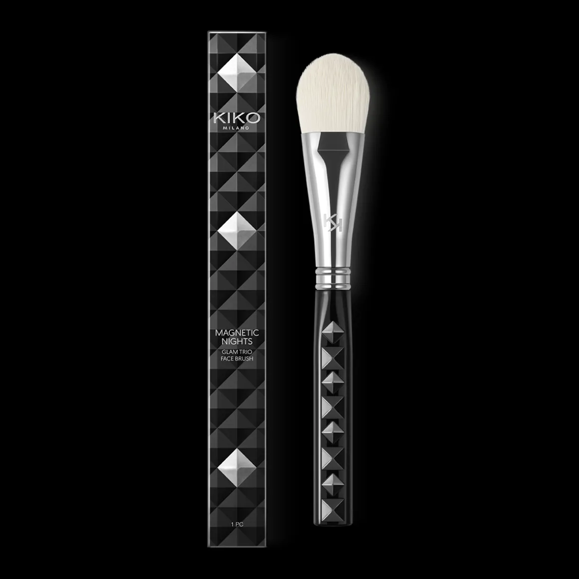 KIKO Milano magnetic nights glam trio face brush^ Pinceaux Visage